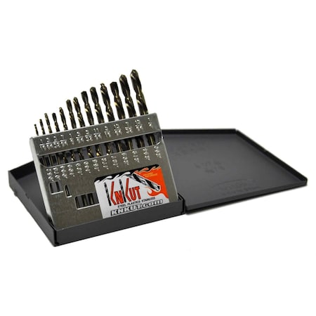 R W Thompson 13 Pc. Left Hand Drill Bit Set 1/16-1/4 13KK6